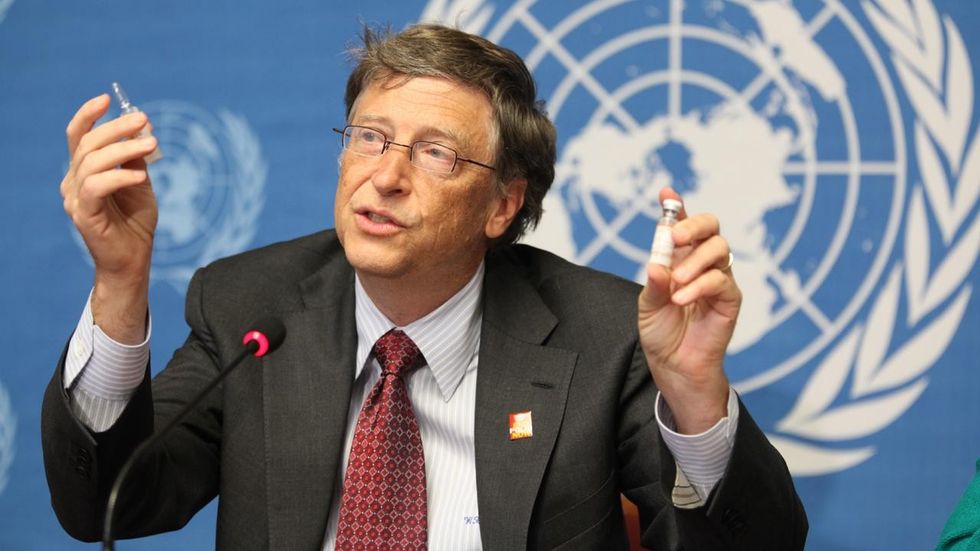 Bill Gates with Vaccine Featured Image