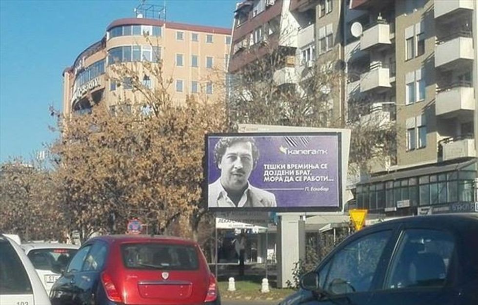 Billboard Pablo Escobar