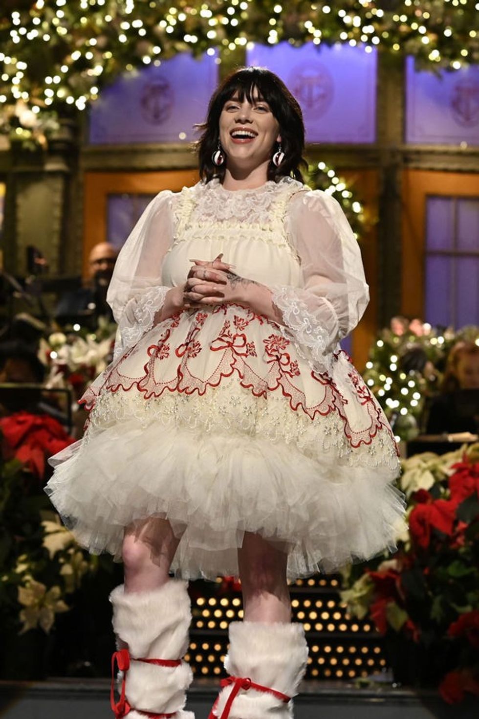 Billie Eilish Saturday Night Live SNL TV Style Fashion Simone Rocha Tom Lorenzo Site 3