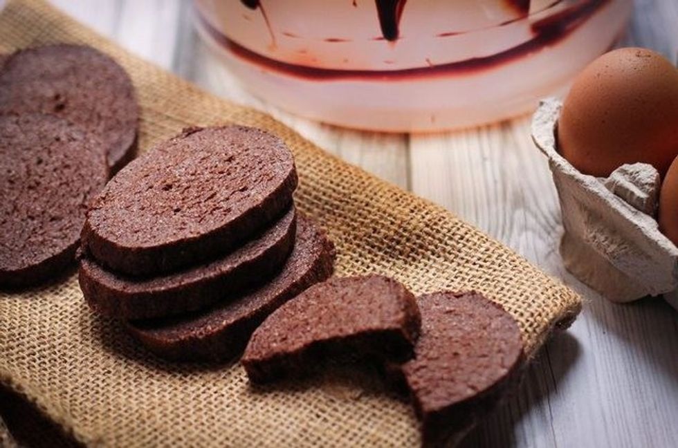 Biskota e rrumbullakët me çokollatë