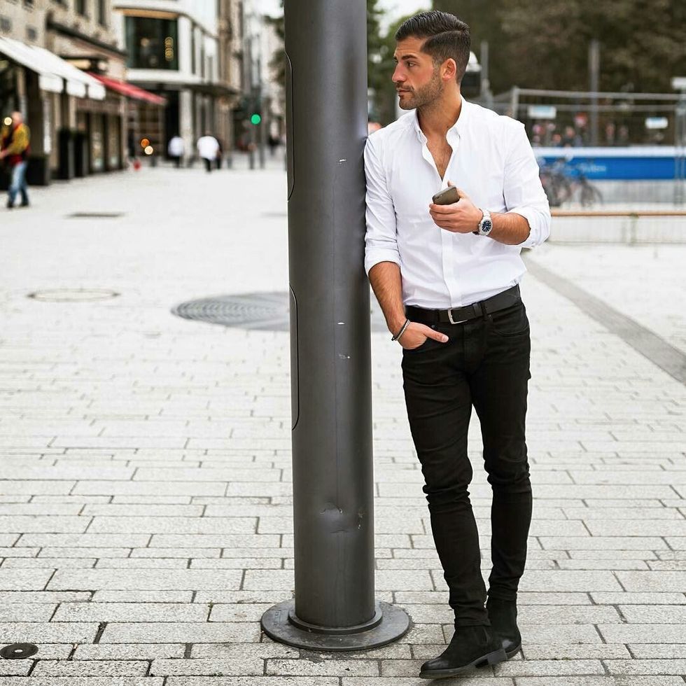 Black and white outfit ideas for men 9 2