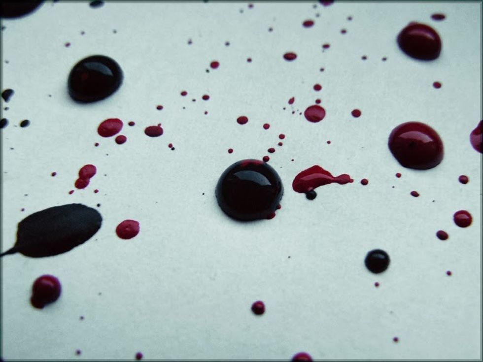 Black Menstrual Blood