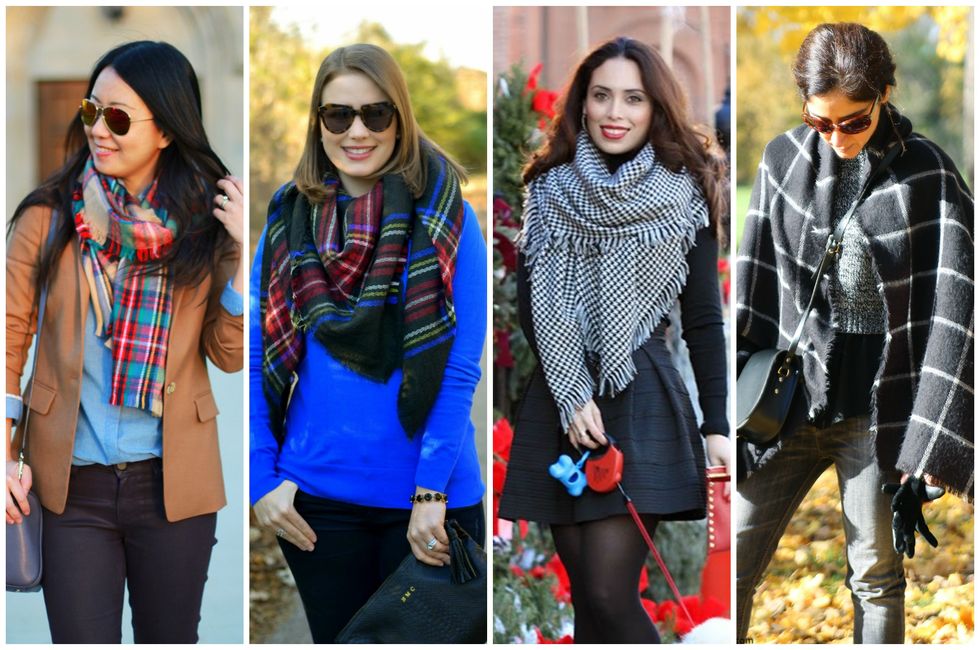 blanketscarf collage