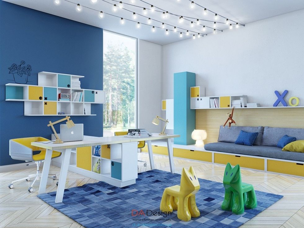 blue kids room design