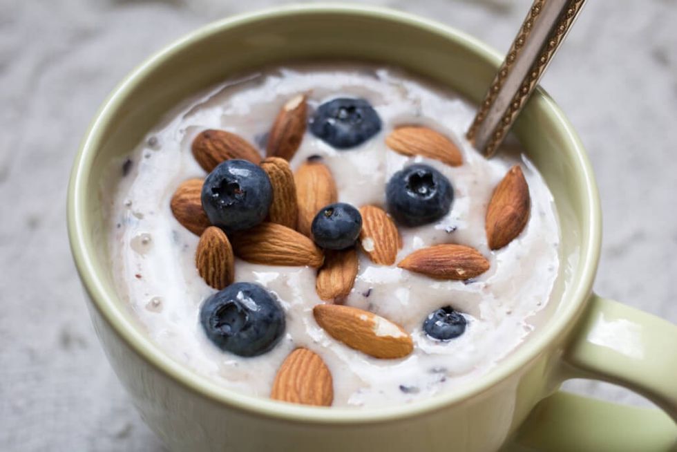 blueberry almond yogurt recipe
