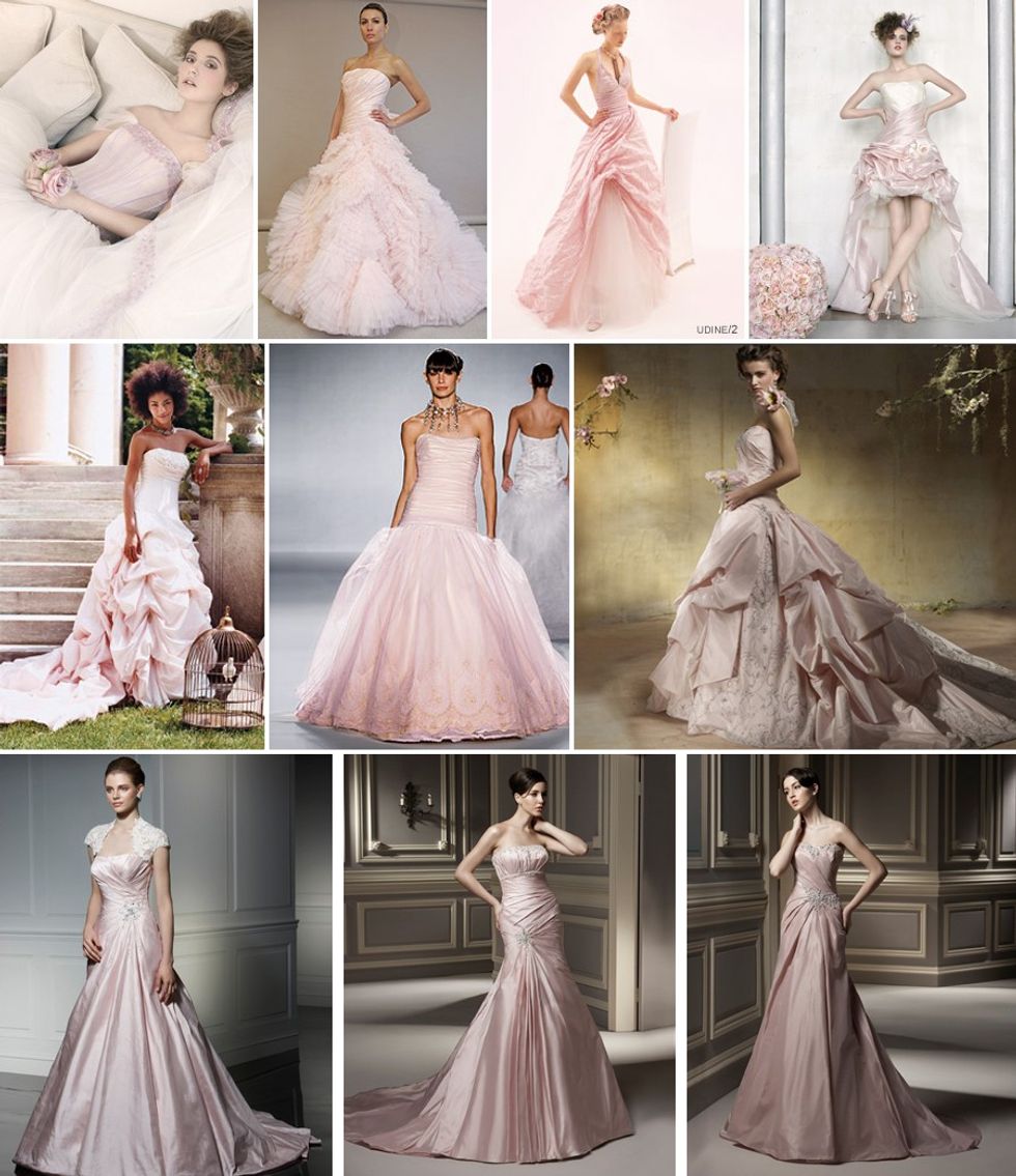 blush colored wedding dress pretty blush pink wedding gowns 19311