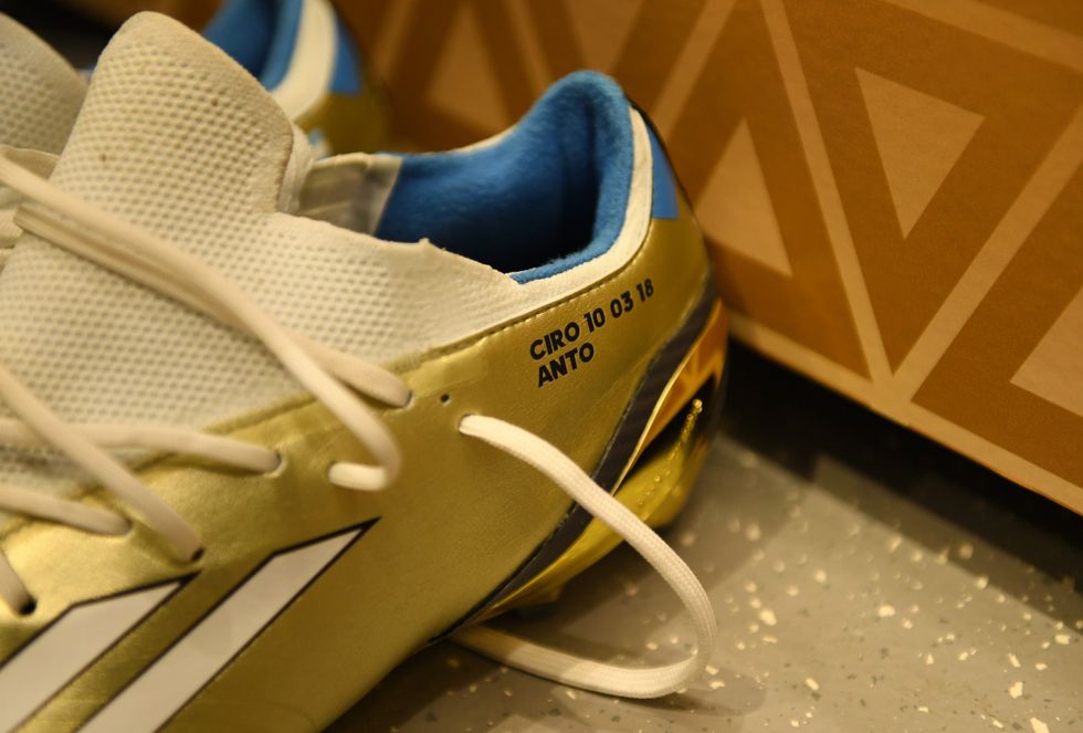 boots lionel messi argentina seen 783712762