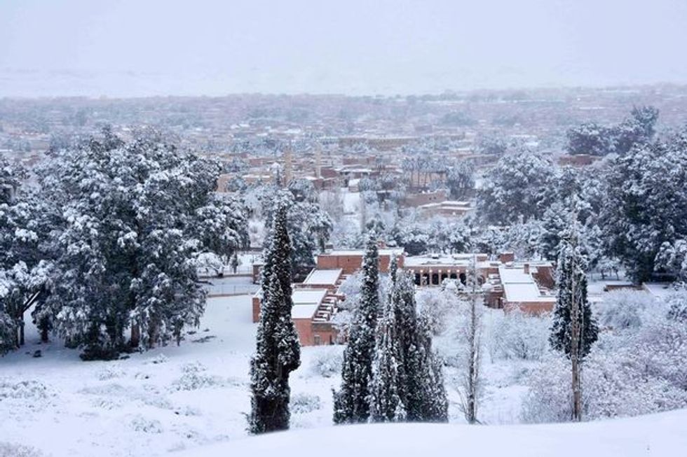 Bora mbulon shkretëtirën e Saharës dunat e reres kthehen ne rreshqitese foto 4