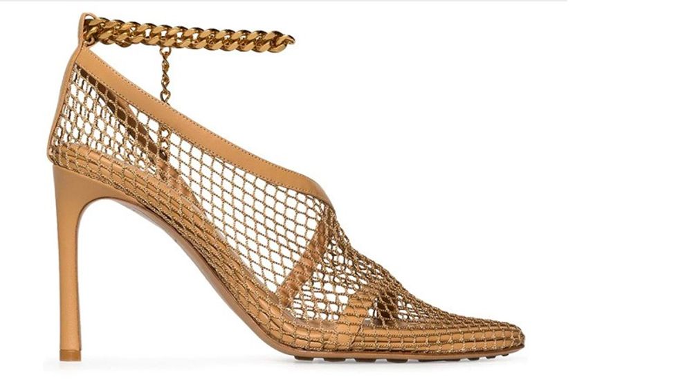 bottega veneta net heels