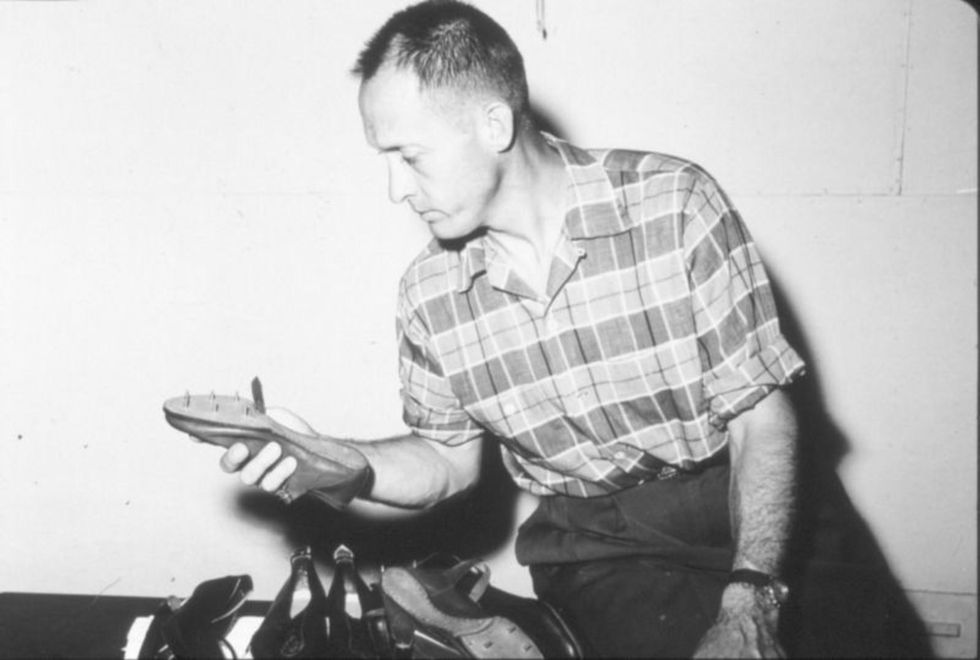 Bowerman with track spike native 1600