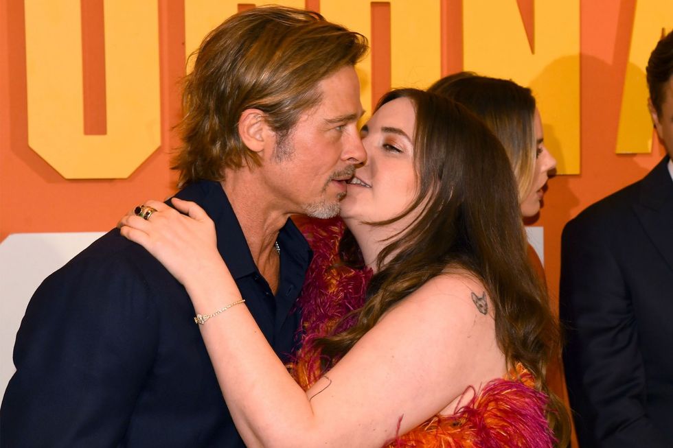 brad pitt lena dunham