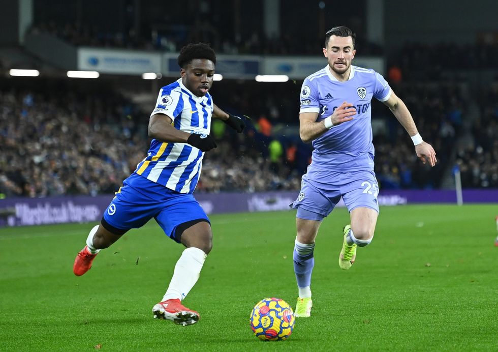Brighton and Hove Albion defender Tariq Lamptey