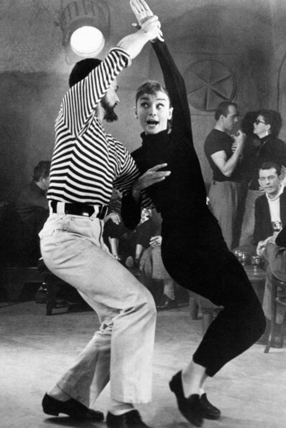 british actress audrey hepburn dancing in the film funny news photo 1602613398