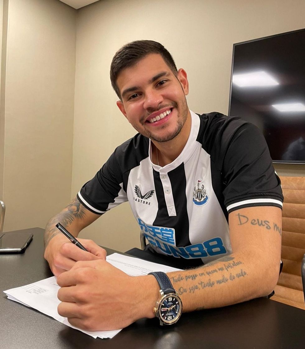 Bruno Guimaraes joined Newcastle for £35m