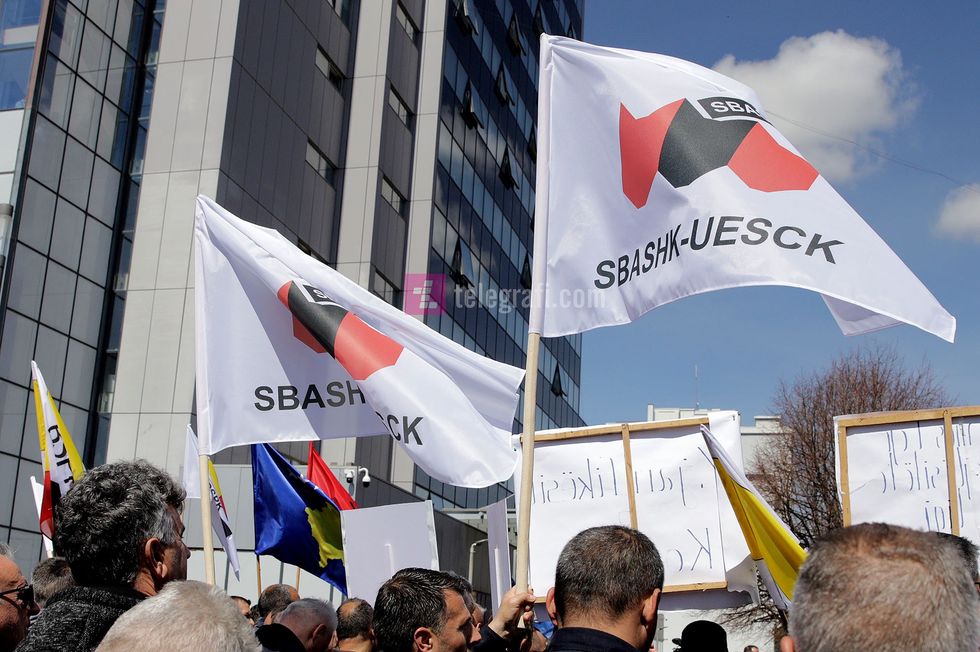 BSPK proteste rritjen e pagave zbatimin e Ligjit per Sigurimin Shendetesor ndryshim plotesimin e Ligjit per Skemat Pensionale foto Ridvan Slivova 59