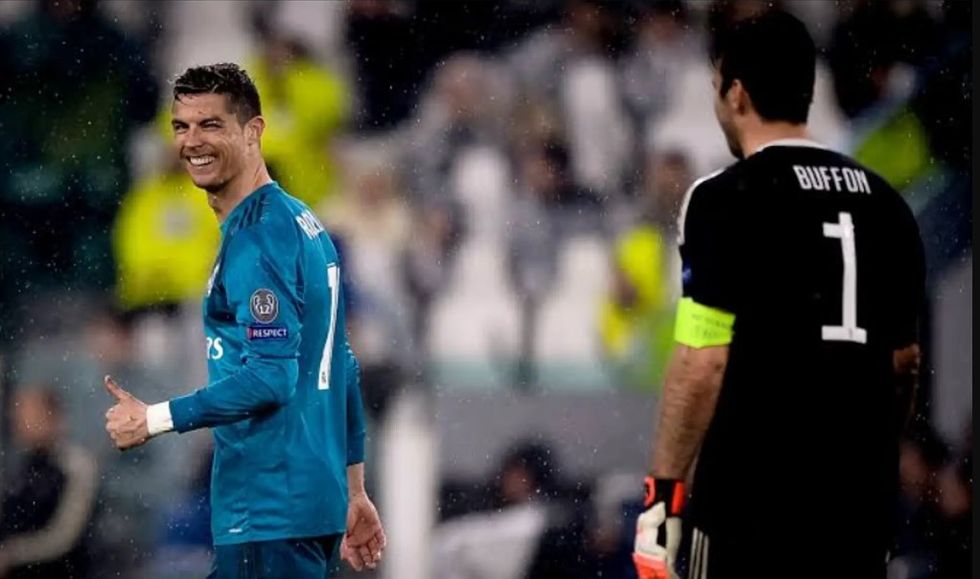 buffon ronaldo