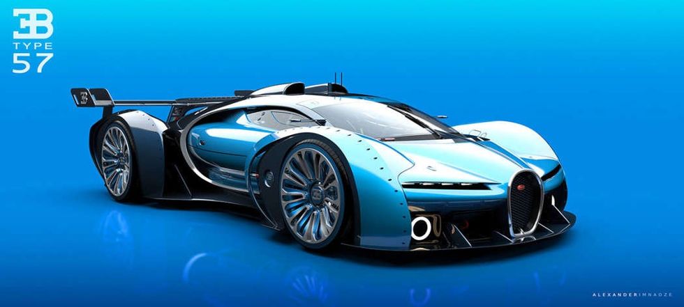 Bugatti në pesë koncepte të ndryshme foto 2