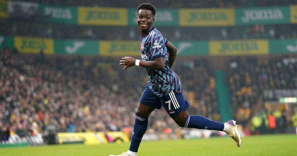 Bukayo Saka Arsenal F365 8