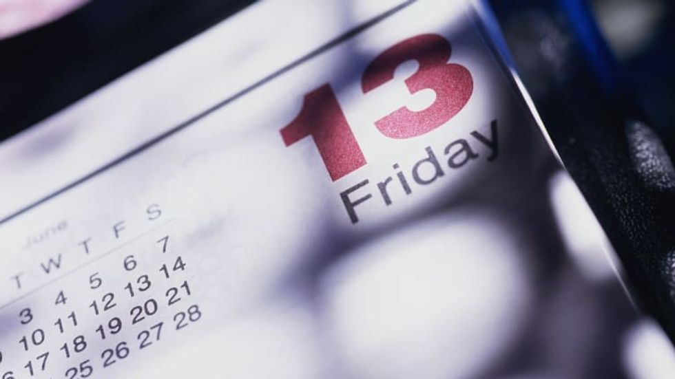 calendar friday the 13th