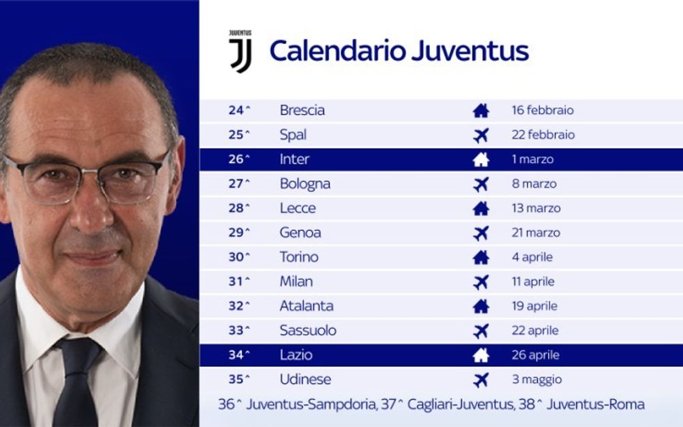 calendario juve
