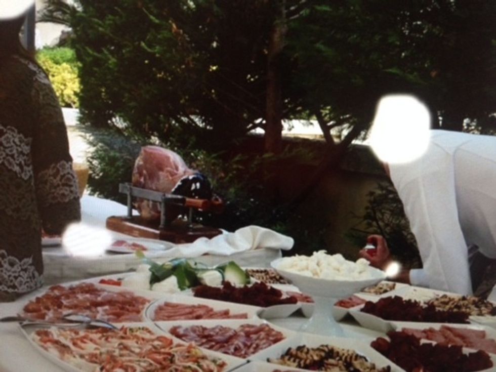 Cameriere spruzza spray anti mosche