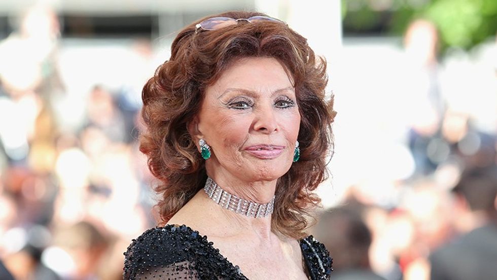 CANNES, FRANCE - MAY 24: Sophia Loren attends the Closing Ceremony and