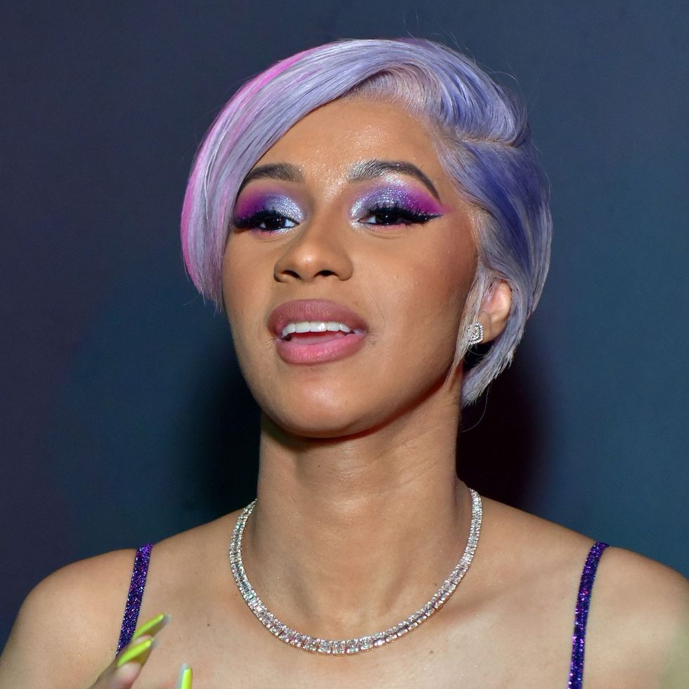 Cardi B rainbow pixie