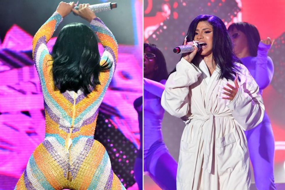 cardi b wardrobe malfunction