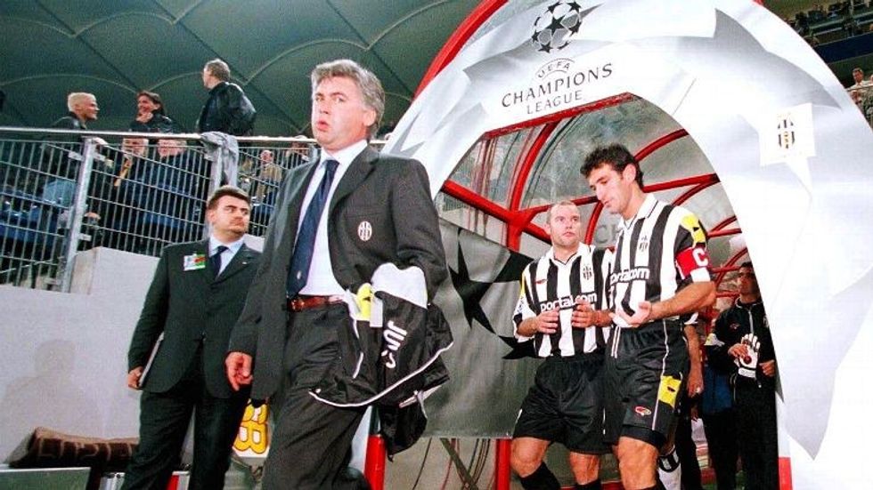 Carlo Ancelotti si trajner i Juventusit.