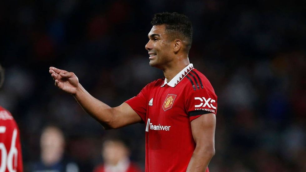 casemiro man utd europa league