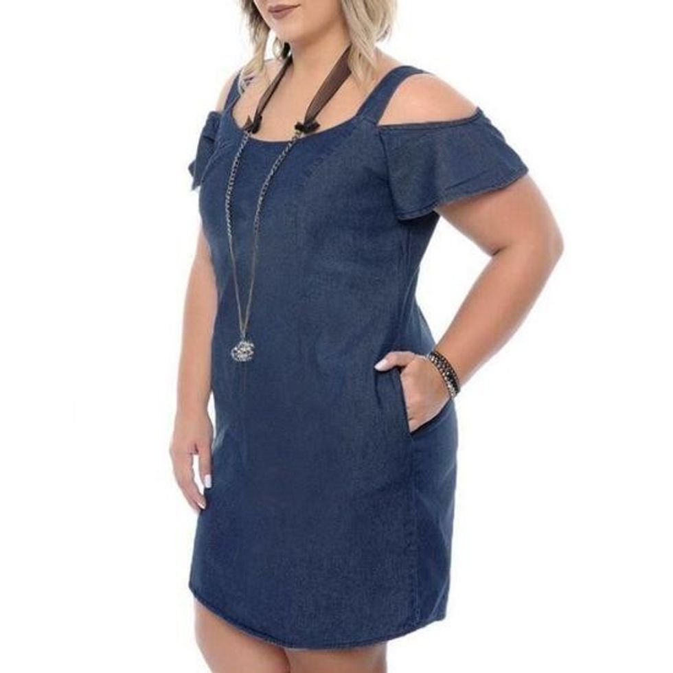 casual denim mini dress 2020 summer dress plus size clothingcom dark blue m 2 550x