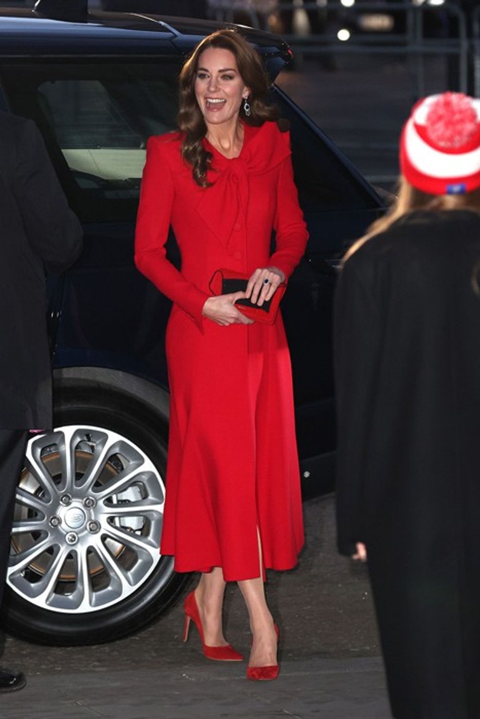 catherine middleton red coat z