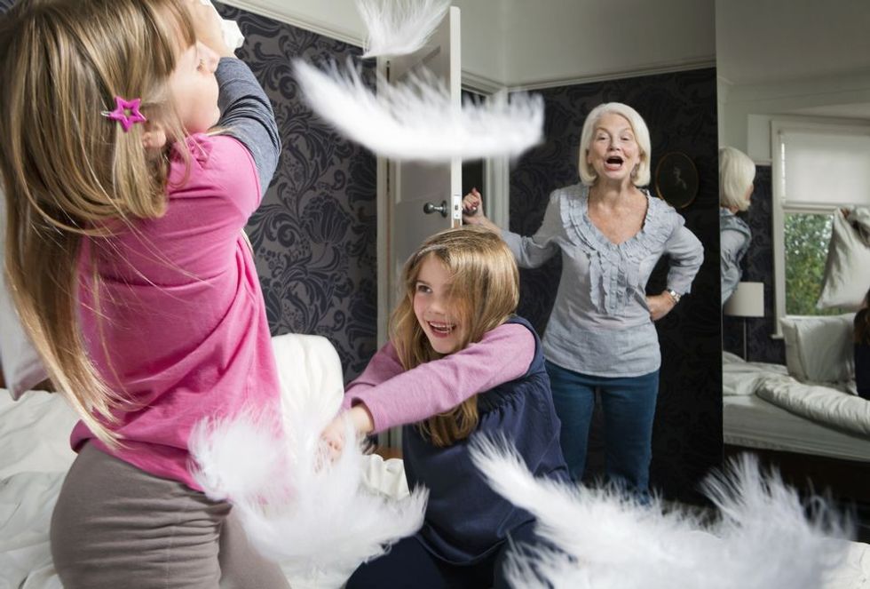 caucasian grandmother and granddaughters napping on sofa together 138709409 59b86e2f519de20011d96941