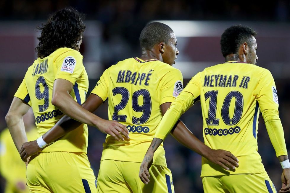 Cavani Mbappe Neymar