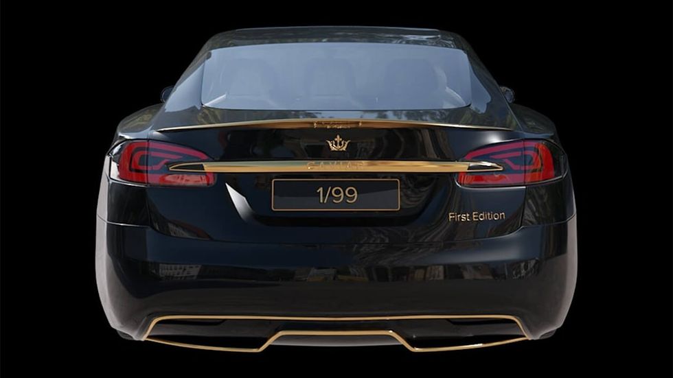 Caviar Tesla rear