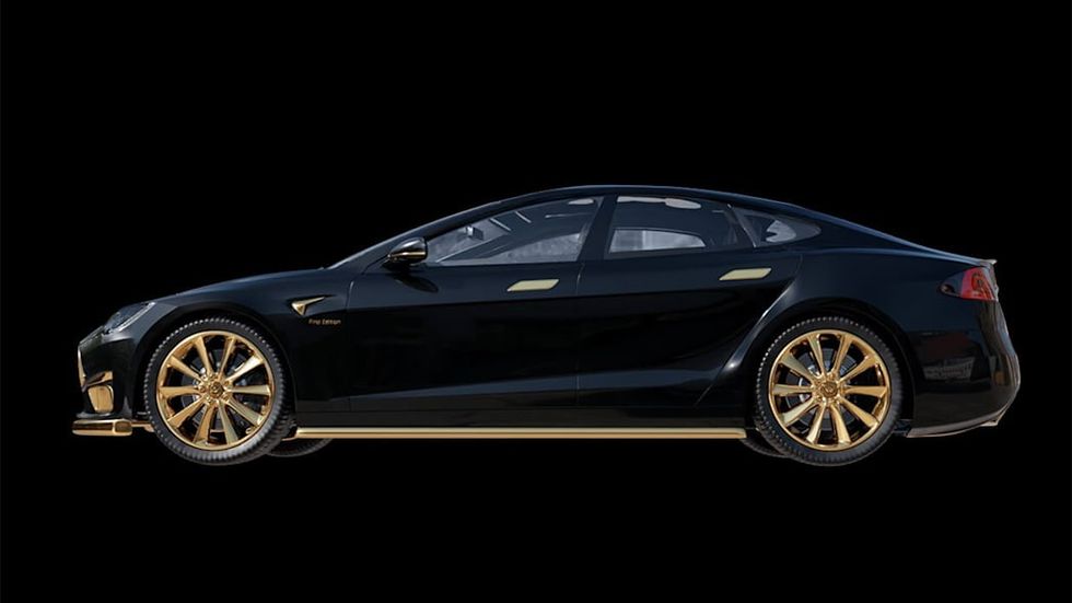 Caviar Tesla side