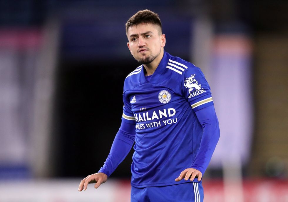 Cengiz Under in action for Leicester City