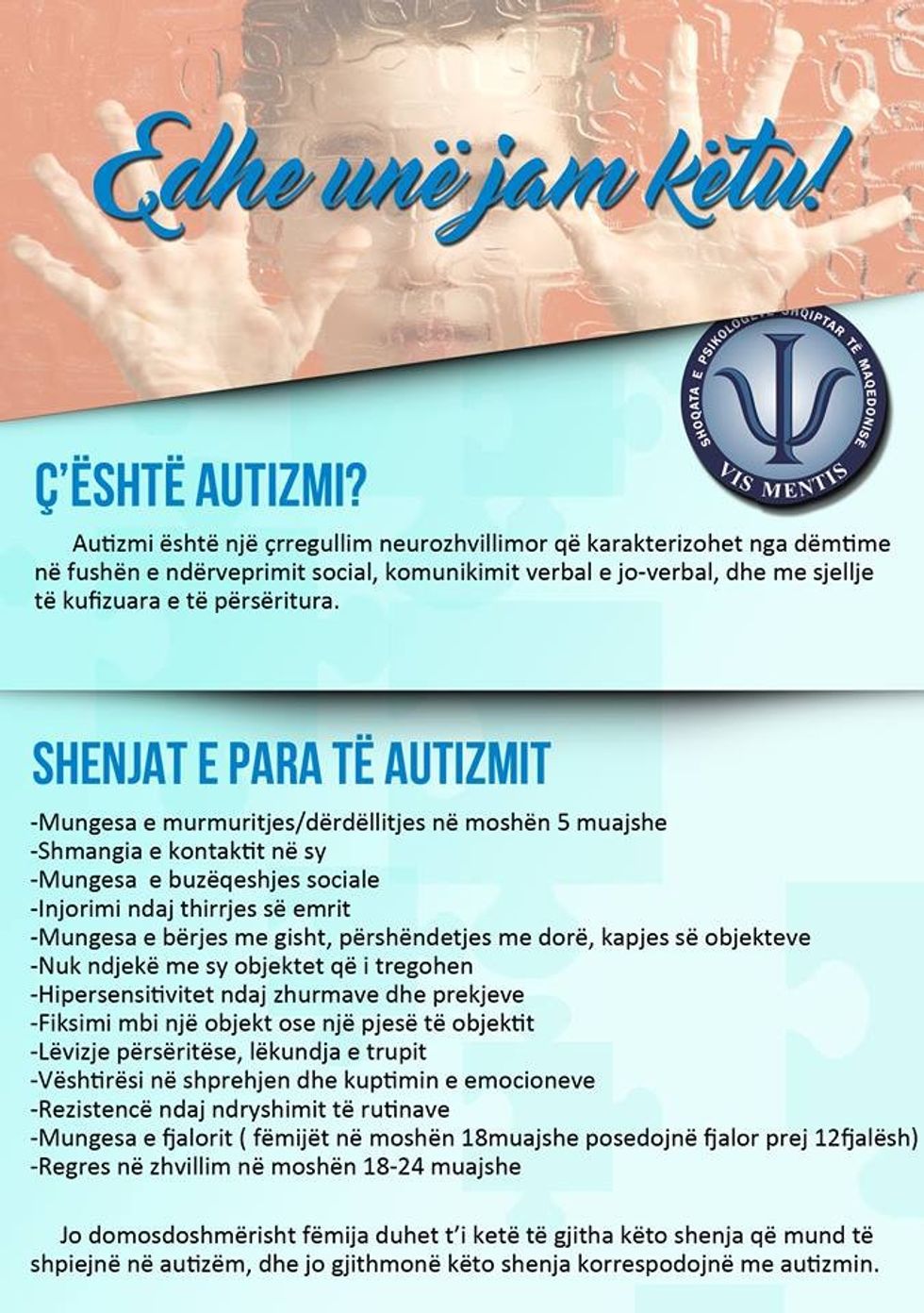 Cfare eshte autizmi broshura 1