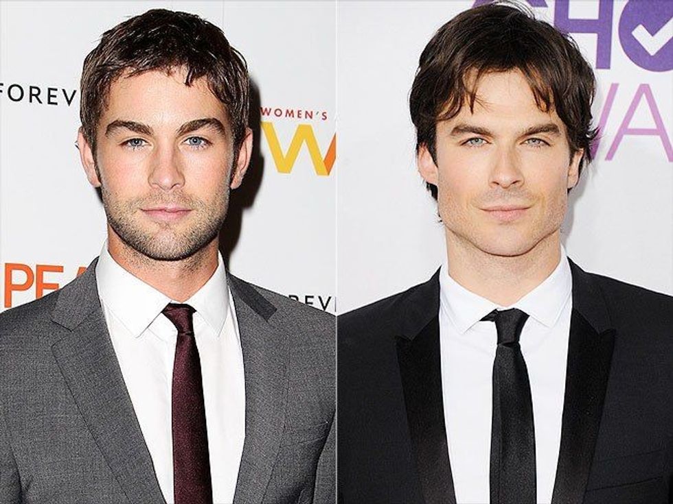 Chace Crawford (majtas) dhe Ian Somerhalder