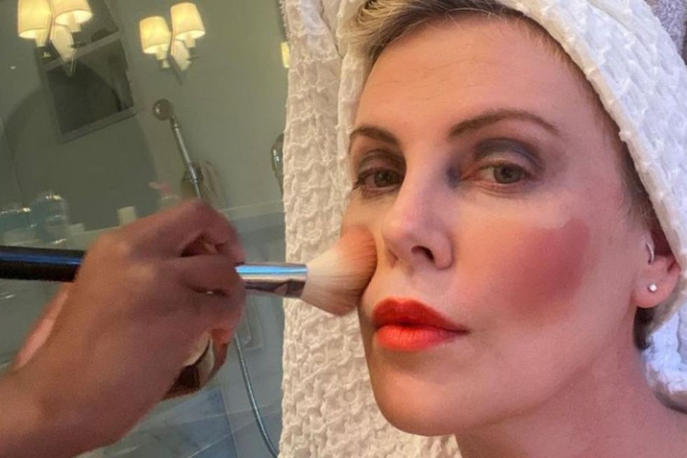 Charlize Theron and her favourite makeup artist