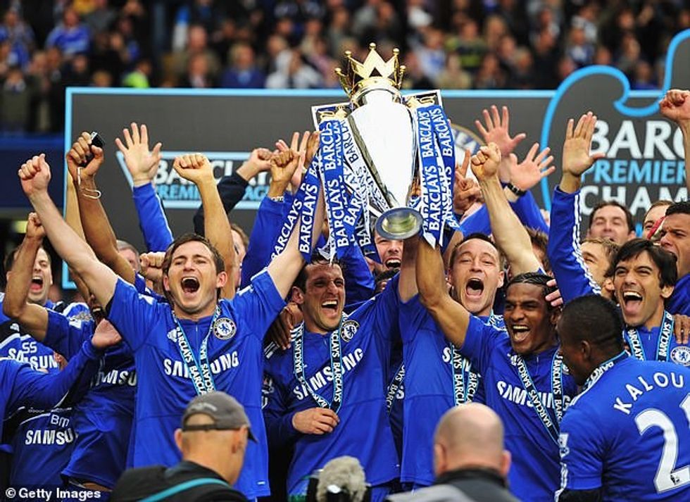 Chelsea stole Manchester United's Premier League crown in the season after Ronaldo left