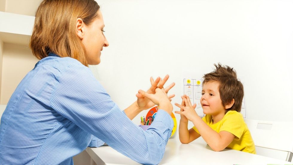 child therapy exercises