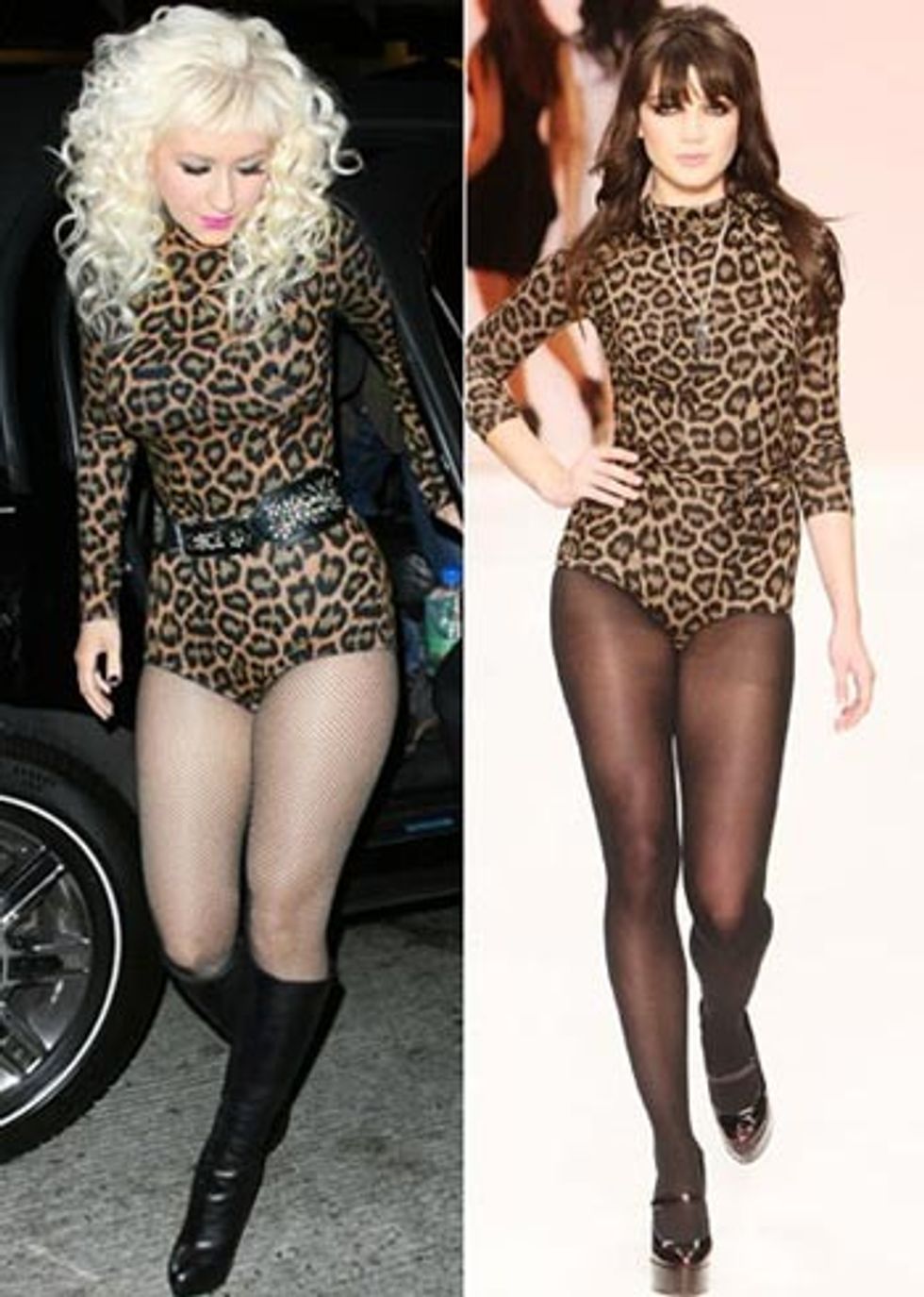 christina aguilera and dais