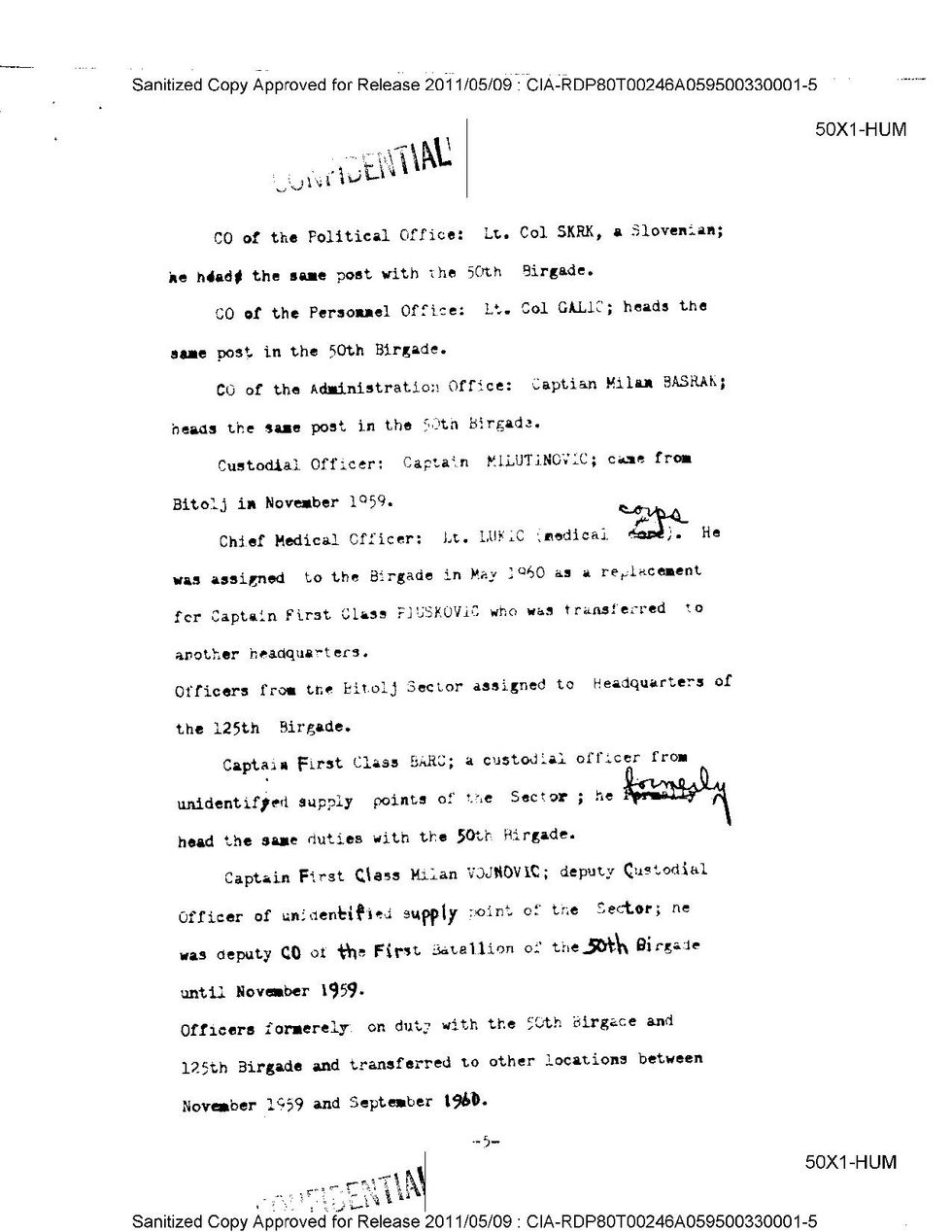 CIA RDP80T00246A059500330001 5 page 005