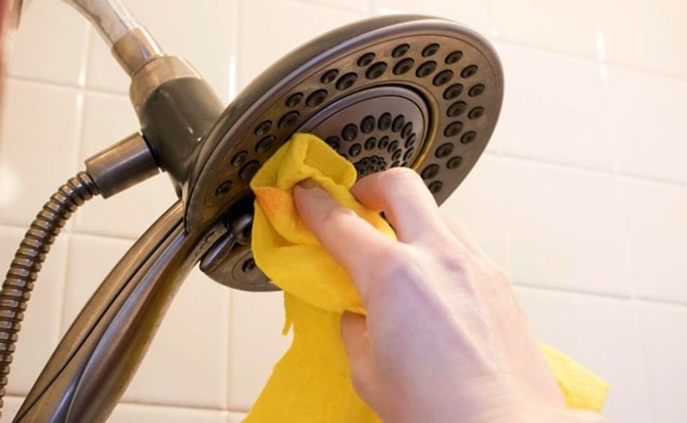 Clean A Shower Head