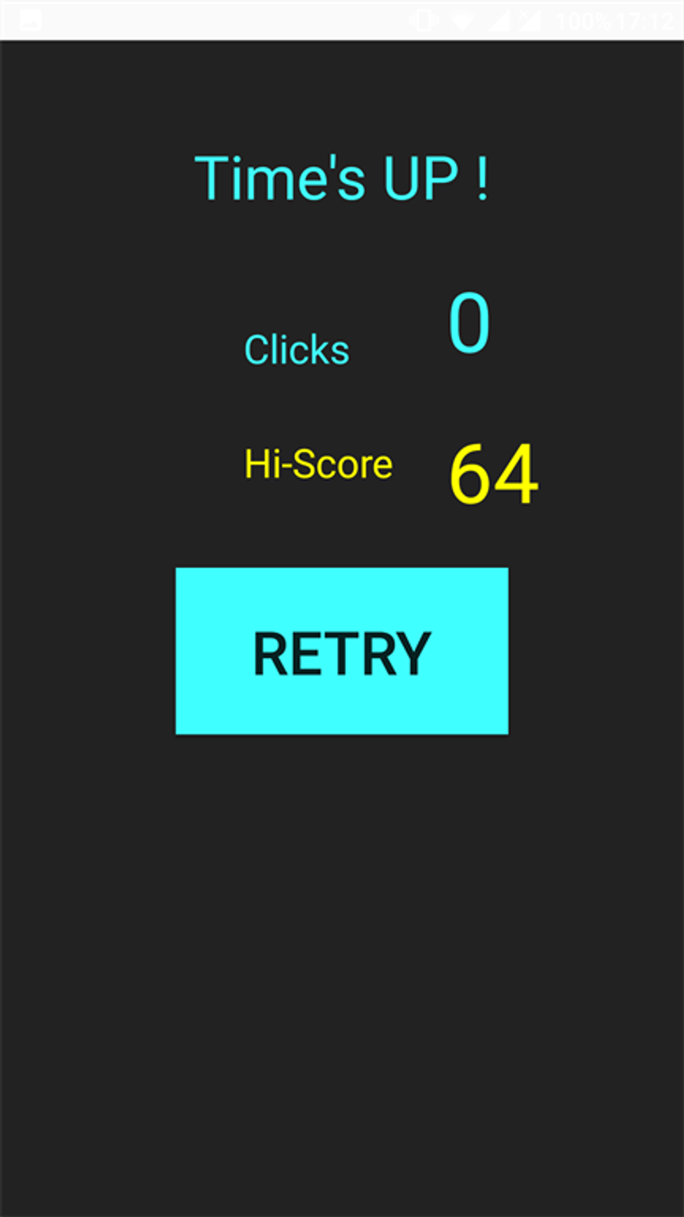 Click Speed Test universum