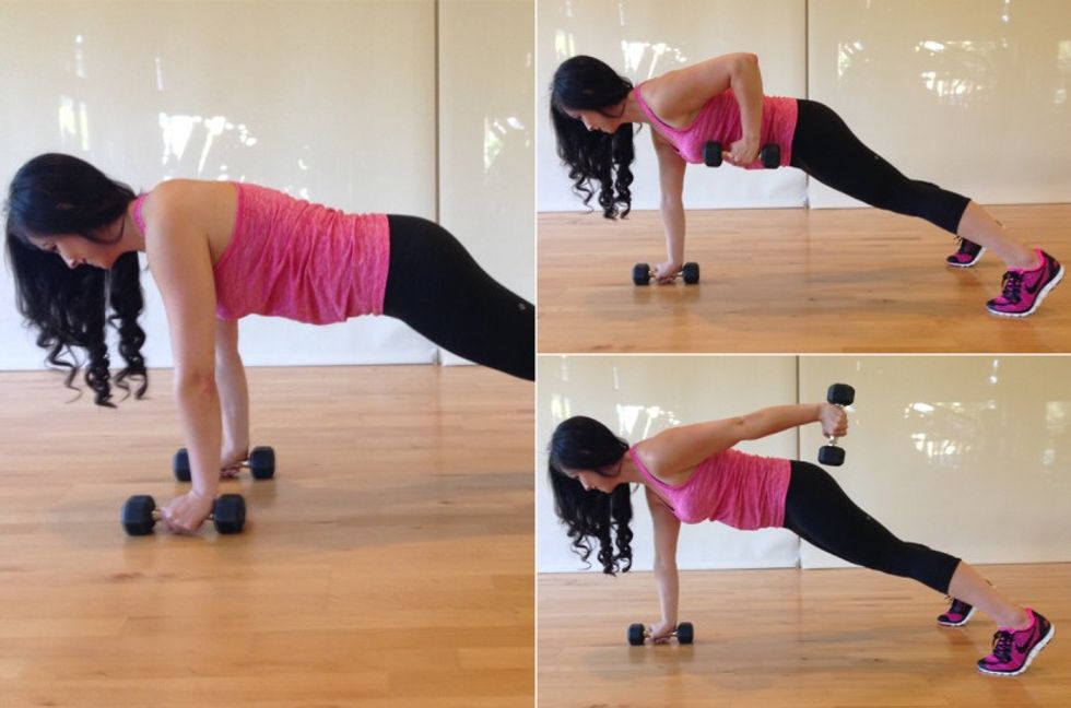 confident-in-bed-workout-plank-tri-kickback-