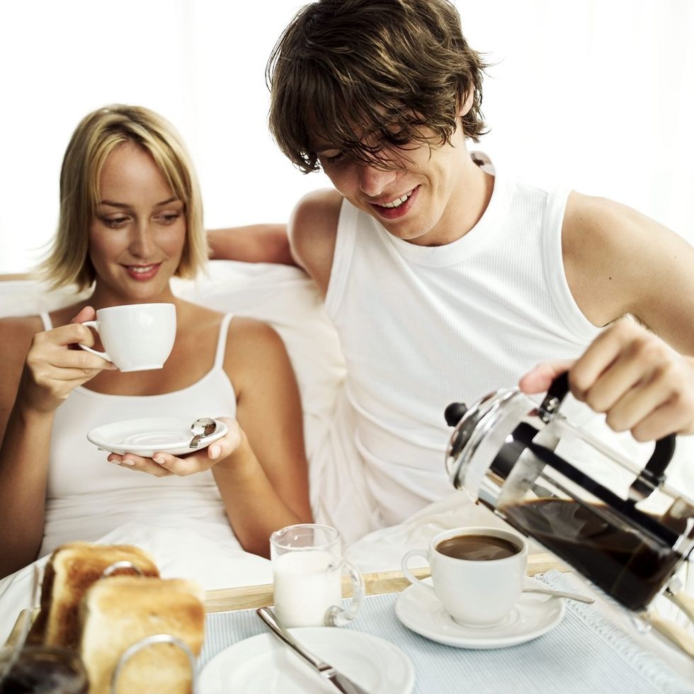 couple having coffee