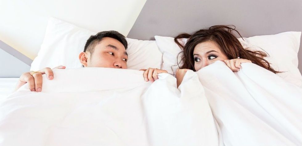 couple in bed