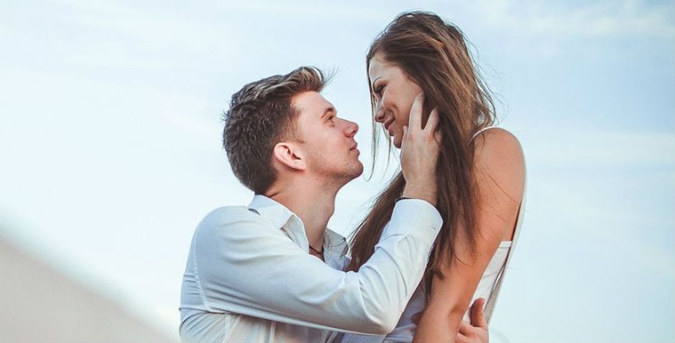 couple looking at each other